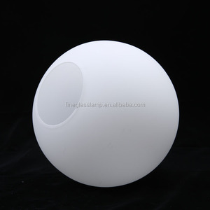 Lampe bougie à huile en verre de table décorative de forme ronde en forme de <span class=keywords><strong>boule</strong></span> soufflée à la main transparente de style européen personnalisé en gros - Product Image 3