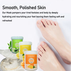 Foot SPA Cream Mud Mask para <span class=keywords><strong>pies</strong></span>, masaje de pedicura para <span class=keywords><strong>pies</strong></span> <span class=keywords><strong>cansados</strong></span> y cuerpo, hidratante, piel fresca-Infundido con Kaolin Mint Aloe - Product Image 2