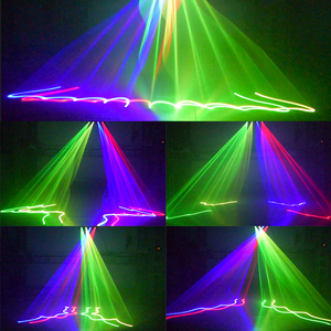 Disco Lights 4 Lens Sound Activated <strong>DJ</strong> LED Party Lights Stage Sector Lighting DMX <strong>Controller</strong> for Birthday Dance Party Show - Product Image 5