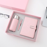 Promo : Coffret Cadeau Rose en Gros pour Fille – Journal A5 Personnalisable en Cuir PU avec Stylo et Mug Isotherme