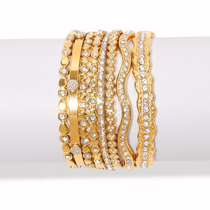 Brazalete de Moda Chapado en Oro de 18k, Acero Inoxidable, Regalo para el Día de San Valentín, Zirconia Brillante, Resistente al Agua, No se Deslustra, Joyería para Mujer - Product Image 3