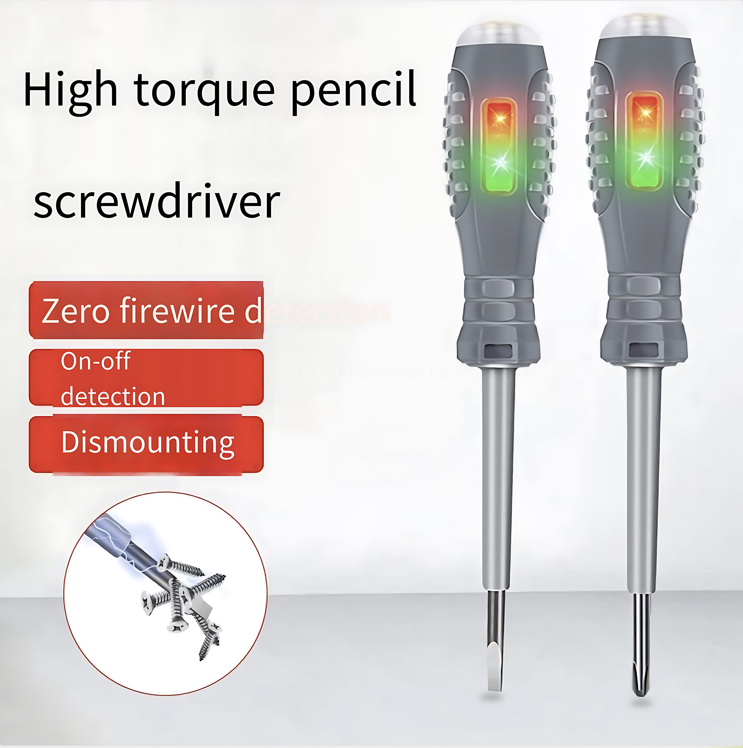 Testeur Induction Lumière Lot De 5 Stylos électriques Spécialisés - Détection De Lot 5 Tournevis Testeurs Lumineux