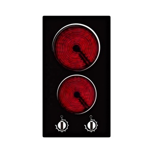 Placa de Inducción Eléctrica de Cerámica Integrada de 5700W con Control Táctil, <span class=keywords><strong>3</strong></span> Quemadores, 9 Niveles de Potencia, para Cocina Doméstica - Product Image 5