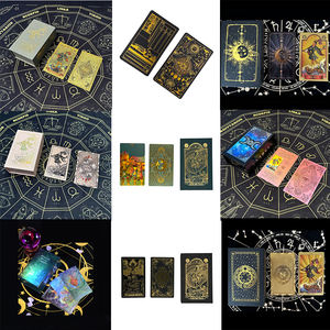 Venta Directa de 78 Mazos de <span class=keywords><strong>Tarot</strong></span> al por Mayor Cartas de Oráculo de Cristal en Inglés Adivinación Juego de Mesa <span class=keywords><strong>Tarot</strong></span> de Bruja con Guía - Product Image 1