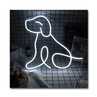 Enseigne néon LED murale commerciale pour salon de coiffure, design personnalisé OEM, durable jusqu'à 40 000 heures