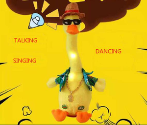 Pato de Peluche Eléctrico Interactivo Bailarín y Divertido con Algodón PP y Forro de Malla para Aliviar el Estrés - TOYSRUNNER - Product Image 5