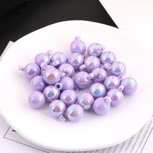 Cuentas de Resina Acrílica Cremosa con Orificios para Colgar de 8mm, Accesorios de Joyería DIY, Suministros Clásicos para Cadenas de Teléfono y Abalorios - Product Image 3