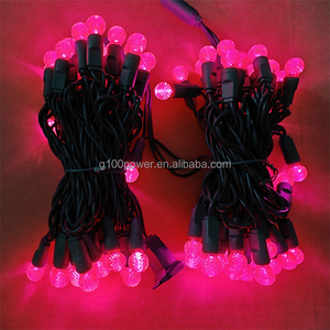 Ngoài trời kỳ nghỉ chiếu sáng trang trí màu hồng mini chuỗi dẫn đèn giáng sinh G12 24 '4 ''khoảng cách 70 đèn thương mại - Product Image 4