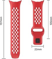 Montre en silicone souple orange blanc rose jaune 3 bracelets en pixels charme de luxe pour Google Smartwatch taille 22mm