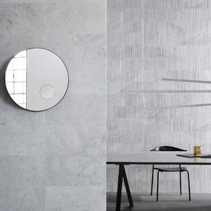 Salvatatori Archimede incorniciato cerchio specchio semplice soggiorno mobili con alluminio e vetro per uso decorativo casa Hotel - Product Image 2