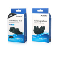 TP4-002 pour PS4/PS4 Pro/ Slim, Double station de charge, contrôleur de manette de jeu sans fil, Double poignée, chargeurs sans fil