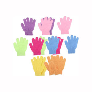 Gant de bain en nylon pour épurateur de corps Offre Spéciale gants exfoliants personnalisés gant de bain gants exfoliants pour la douche - Product Image 1