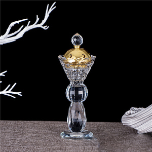 Direct Manufacturer Crystal Incense Burners Exotic Style Carbon <strong>Burning</strong> Stoves for Oud &amp; Bakhoor Incense Pillar Compatible - Product Image 3