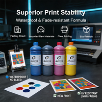 Tinta de Pigmento FCOLOR de 1000 ml de Una Sola Pasada para Impresora HP Fi 1000 452 477 PageWide, Tinta de Inyección de Alta Velocidad Resistente al Agua