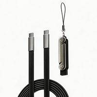 Cable de Datos Multifunción Tipo C de 240W con Soporte para Teléfono, Carga Rápida y Transferencia de Datos, Compatible con Teléfonos, Laptops y Android