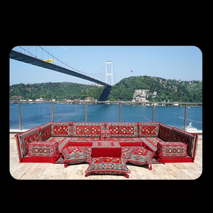 Set di Cuscini per Divano da Terra in Stile <span class=keywords><strong>Marocchino</strong></span>, Imbottitura in Spugna, Rivestimento Simil-Velluto, Arredamento Multifunzionale di Qualità da Esportazione - Product Image 5