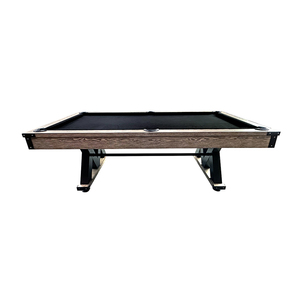 Top thể thao 8 <span class=keywords><strong>ft</strong></span> hiện đại MDF bảng hồ bơi với gỗ kết thúc và da đệm bao gồm <span class=keywords><strong>2</strong></span> Cue Gậy Bóng Giá cảm thấy bàn chải phấn - Product Image 2