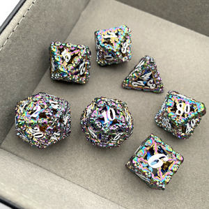 Usine Logo personnalisé métallique plolyédrique mdn creux D & D Rpg <span class=keywords><strong>Casino</strong></span> dés <span class=keywords><strong>en</strong></span> métal personnalisé - Product Image 6