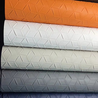 Bagage en cuir PU grain litchi mat en stock ; Tissu souple, infroissable, imperméable et résistant à l'abrasion Modèle 1013-6