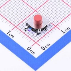 TS-KG057S-BT45F Tactile <b>Switch</b> SMD <b>Switch</b> Single Pole Single Throw Round Button 2.5N Vertical Mount - Product Image 1