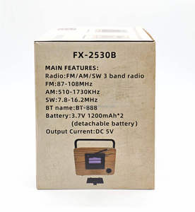 <span class=keywords><strong>Radio</strong></span> rétro FM AM SW ELETREE FX-2530B avec lecteur USB TF et batterie rechargeable 18650, <span class=keywords><strong>radio</strong></span> MP3 portable - Product Image 6