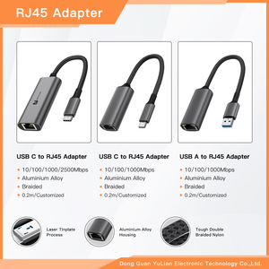UNIEAN – Câble convertisseur <span class=keywords><strong>USB</strong></span>-C vers RJ45 <span class=keywords><strong>Ethernet</strong></span>, <span class=keywords><strong>port</strong></span> vidéo, câble de données pour iPhone et MacBook Pro – Vente en gros - Product Image 3