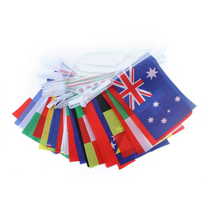 Grosir kustom untuk bendera bendera bendera berlari Piala Dunia 14x21cm bendera tali atas 32 tim internasional Qatar Dunia 32 negara bendera - Product Image 4