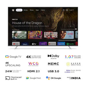 ทีวีสมาร์ท LED คุณภาพสูง ขนาด 178 ซม. 4K UHD สำหรับใช้ในบ้าน พร้อมการเชื่อมต่อภาพแบบดั้งเดิม - Product Image 4