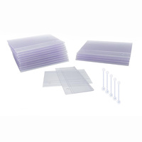 Porte-étiquette suspendu personnalisé en usine Porte-étiquette en plastique Porte-étiquette de panier réutilisable en plastique transparent en PVC pour magasin de détail