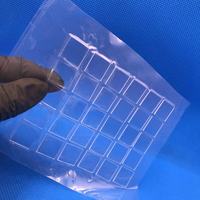 Placa de cristal de cuarzo transparente para ventana de cristal de cuarzo perforado con láser personalizado profesional