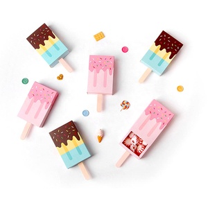 Ice Cream Paper Candy Box Sweet Chocolate Packaging Boxes