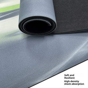 Tapete de <span class=keywords><strong>Yoga</strong></span> Ecológico Multicolor con Antideslizante de 5mm, PU Impreso, Caucho Natural, Contraste de Color - Product Image 6