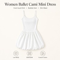 Robe en tricot moulante à bretelles spaghetti pour femme, avec ourlet bulle court, style décontracté et élégant, personnalisable avec logo OEM/ODM