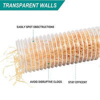 Tuyau flexible en PVC hautement transparent pour conduite d'air murale, petit rayon de courbure, tube en PVC transparent, tubes en plastique