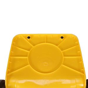 <b>Large</b> outdoor yellow plastic medical waste <b>bins</b>; outdoor medical waste <b>bins</b> for health centers, clinics, and hospitals. - Product Image 3