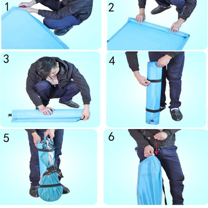 Colchoneta Inflable para Dormir con Visera Desmontable, Sofá de Aire Portátil, Cama de Playa Portátil para Acampar y Caminar al Aire Libre - Product Image 5