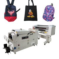 Imprimante DTF pour T-shirts avec 2 têtes XP600 de 30 cm, machine d'impression avec agitateur et four