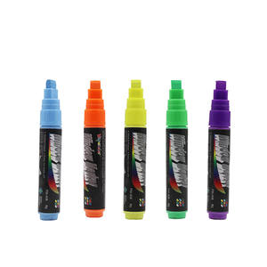 Marqueurs de fenêtre pour le verre-8 couleurs néon (Peinture <span class=keywords><strong>Temporaire</strong></span> pour Voiture ou Maison Fenêtres-Laver avec l'eau - Product Image 1