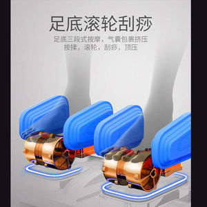 เก้าอี้นวดไฟฟ้า SL Guide Rail 61 ถุงลมนิรภัย ลูกกลิ้งนวดเท้า ถุงลมนิรภัยที่แขนในตัว ใช้ในบ้านและเชิงพาณิชย์ - Product Image 4