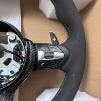 Volant en Alcantara noir pour BMW F10 F20 F15 F01 F22 F30 F34 F35 X3 X5 F36 F32 F80 F82 M3 M5 M4 M6 CS
