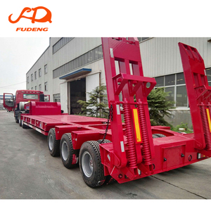 Camion semi-<span class=keywords><strong>remorque</strong></span> surbaissé <span class=keywords><strong>de</strong></span> chantier spécial 60 80 100 tonnes, <span class=keywords><strong>remorque</strong></span> surbaissée pour le transport <span class=keywords><strong>d</strong></span>'excavateurs à vendre - Product Image 4