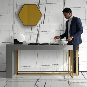 Laurant 600x1200mm Glossy Glazed Porcelain <b>Tiles</b> 60x120cm Marble Look Floor and Wall <b>Tiles</b> - Product Image 6