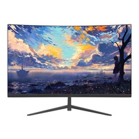 Prix de gros Écran de jeu micro 27 pouces 165/180 Hz 2K QHD Moniteur incurvé sans cadre ultra-large pour ordinateur plat