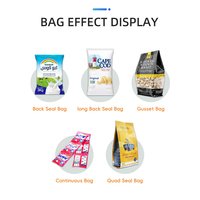 Boju Automatic High Speed Multihead Weigher Vertical Pillow Bag Rice Bean Grain Granule Sugar Packing Machine