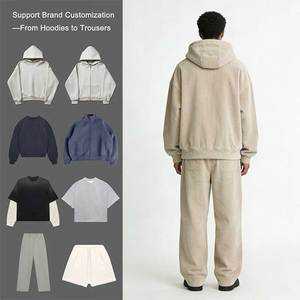 Haute qualité Streetwear <span class=keywords><strong>velours</strong></span> côtelé à capuche sweat à capuche zippé nouveau concepteur à capuche <span class=keywords><strong>veste</strong></span> hommes vêtements <span class=keywords><strong>velours</strong></span> côtelé à capuche - Product Image 2