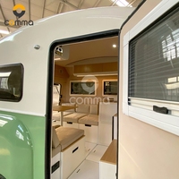 Mini-caravane hybride légère pour le camping à vélo, camping-car, maison mobile pour les voyages en plein air
