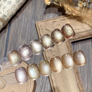 AILANUO Vernis gel œil de chat en verre ambré 12 couleurs OEM/ODM, vernis à ongles gel œil de chat Hema TPO, fournitures de manucure en gros - Product Image 3