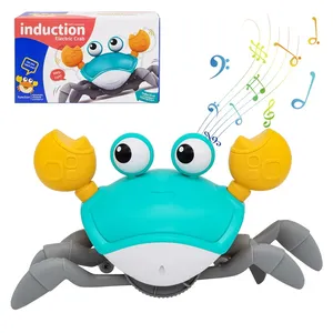 婴儿爬行蟹互动蟹玩具科技逃生电子玩具带音乐幼儿礼品
