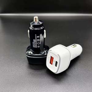 Chargeur de voiture USB-C QC3.0 20W PD à charge rapide 5V/3A, adaptateur allume-cigare pour ordinateur portable, téléphone portable, montre connectée, écouteurs - Product Image 1