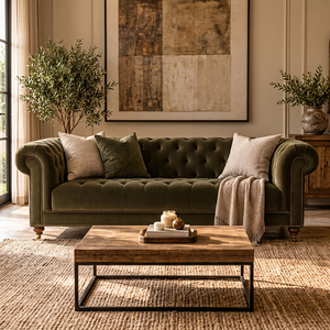 Minimalist Style Modern Simple Luxury Fabric Upholstery Chesterfield <b>Sofa</b> Latest Designer <b>Sofa</b> Wooden Modern <b>Living</b> <b>Room</b> <b>Sofa</b> - Product Image 1
